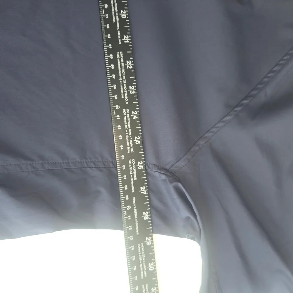 Adidas Mens ClimaProof V-Neck Windshirt Navy Blue Golf Pullover 2XL